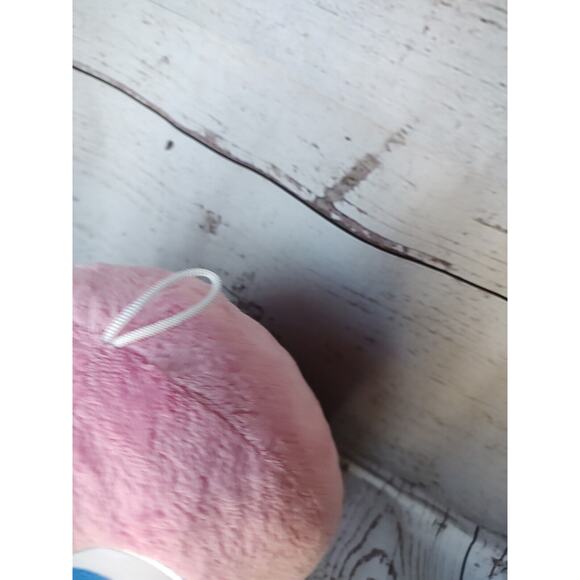 Bandai Banco Ms. Pac Man Pinky Pink Ghost 7” Plush Stuffed Animal Toy Factory - Picture 5 of 6